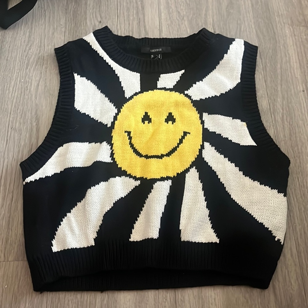 Happy smiley face sweater vest!!